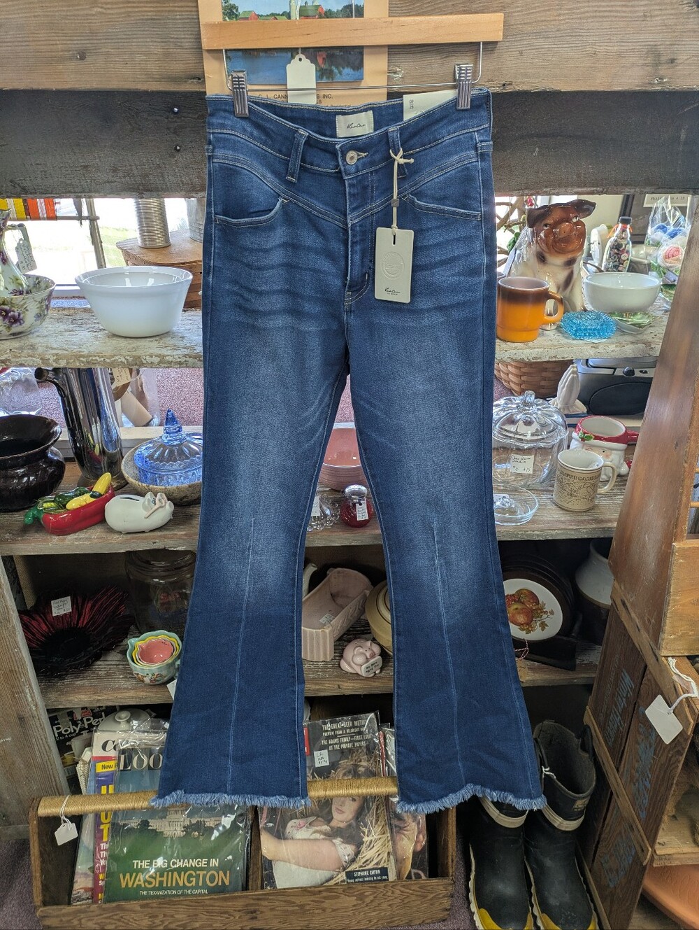 New Kancan High Waist Flare Denim Jeans